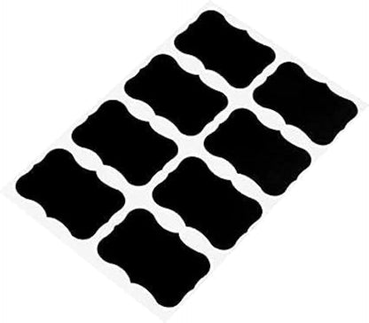 CHALKBOARD LABELSEASY TO WRITE WITH CHALK AND ERASER CAN BE REUSED