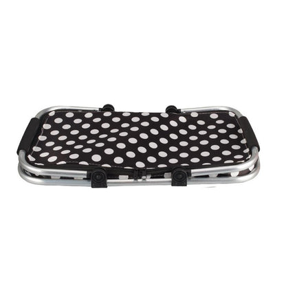 Insulated Foldable Picnic Basket 30L Insulated Bag Folding Basket with Aluminum Handle Portable Fresh-keeping Bag Beer Lunch Home Use