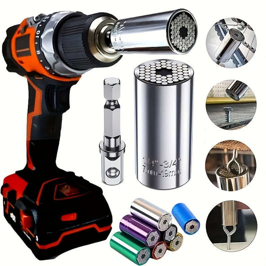 Universal Torque Wrench 7-19mm Hexagonal Multi-Purpose Socket