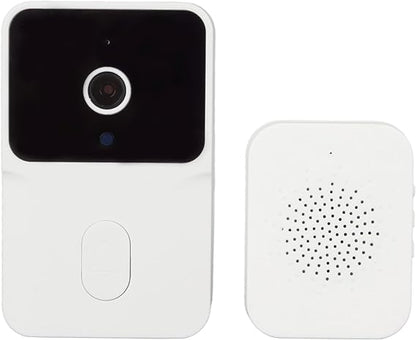 WIFI Video Door Bell Support Multiple Users, Video Intercom Doorbell with NightVision Microphone Message Notification, Video Door Phone Easy To Install