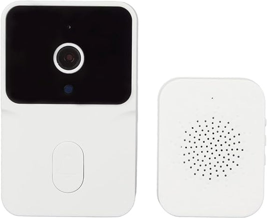 WIFI Video Door Bell Support Multiple Users, Video Intercom Doorbell with NightVision Microphone Message Notification, Video Door Phone Easy To Install