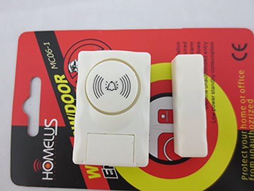 Magnet Alarm Fit for Door and Window - White