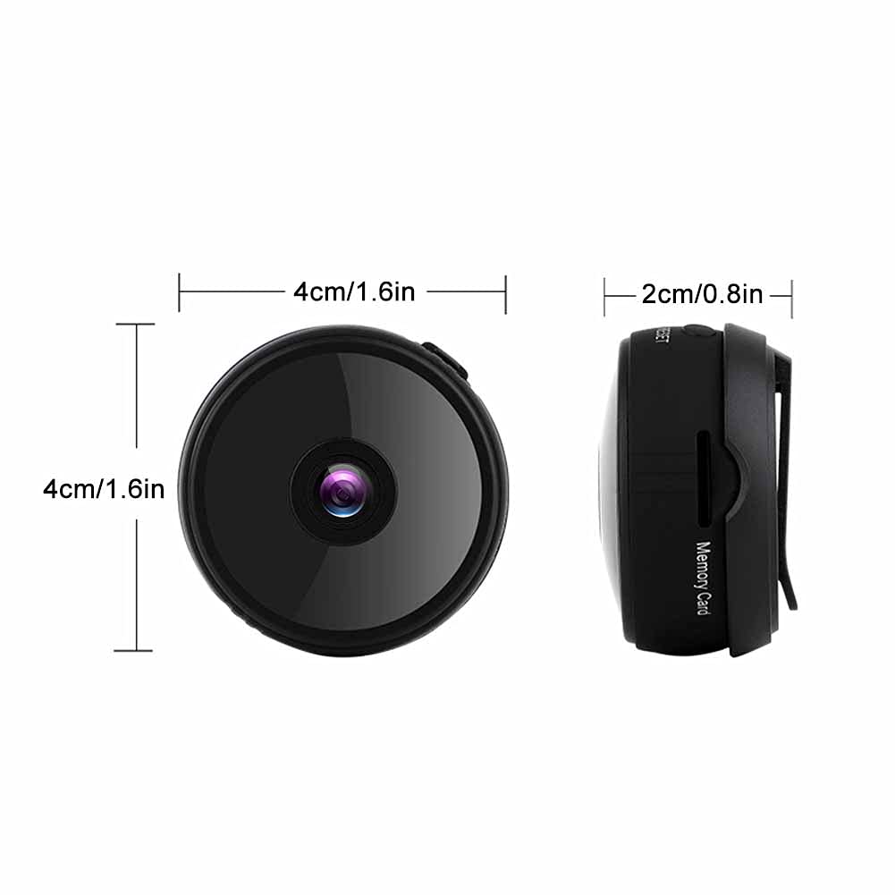 Mini Camera,1080P HD WiFi Mini Sports Camera,Wireless Network 150° Covering Wide Angle DV Night Vision Camcorder,Support Cloud Storage,Home Security Surveillance Camera