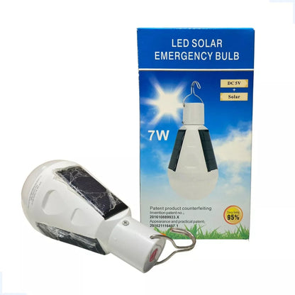 LED Solar Emergency Camping Lamp 7W White 110V/220