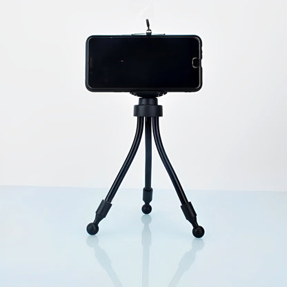 Mini Portable Flexible Universal Tripod With Clip Mount Holder For Mobile Phones