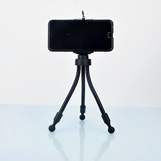 Mini Portable Flexible Universal Tripod With Clip Mount Holder For Mobile Phones