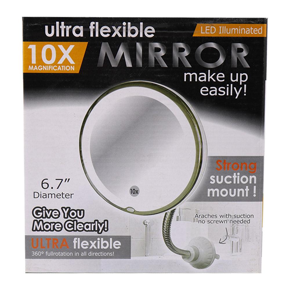 Ultra FLEXIBLE MIRROR 10x Magnification With Super Strong Suction Cups