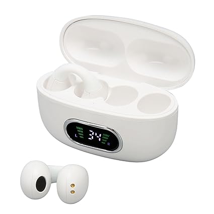 true wireless clip-on earphones