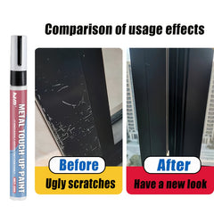 Multi Functional Touch Up Pen for Repairing Scratches on Metal And Stainless Steel Surfaces  Fixing Paint Chips And Damage  Waterproof And Fade Resistant  Suitable for Restoring Paint in Bathrooms And Kitchens. Available in Black  White  And Gray