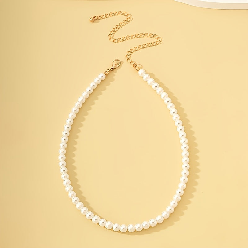 French Style Classic Ball Party Synthetic Fashion Versatile Women's Necklace   Everyday Necklace  Sophisticated Accessory  Fashion Accessory  Statement Piece  Party Wear  Gift For Her