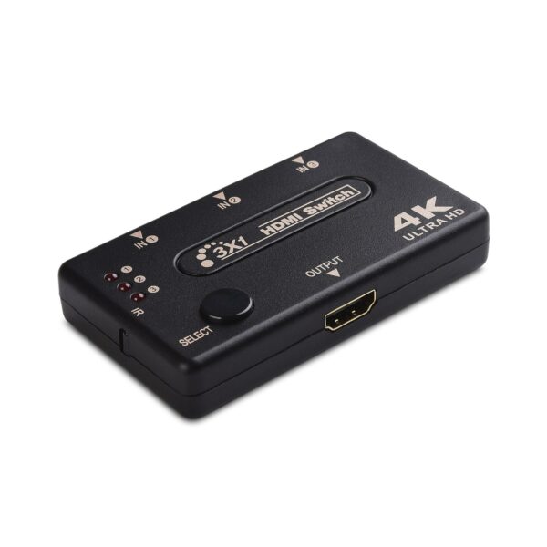 3-Port HDMI Selector 4K Ultra HD