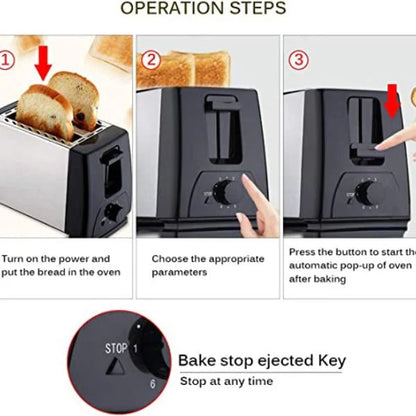 Aorlis AO-78244 Electric 2 Slice Toaster 700W