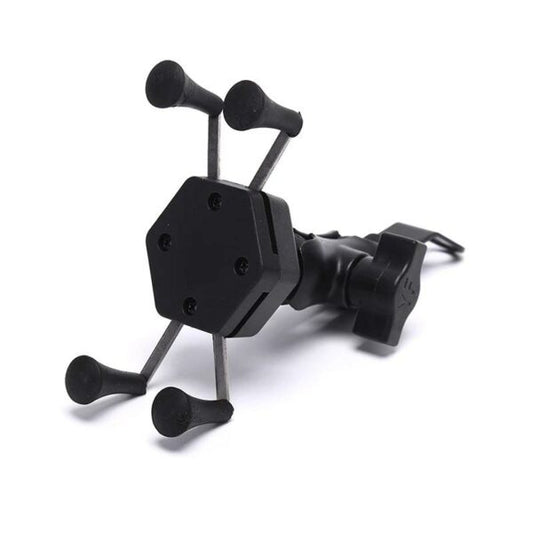 SE014 Universal X Grip Hex Waterproof Bracket Motorcycle Motorbike Phone Holder
