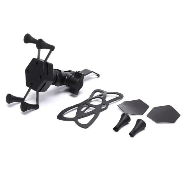 SE014 Universal X Grip Hex Waterproof Bracket Motorcycle Motorbike Phone Holder
