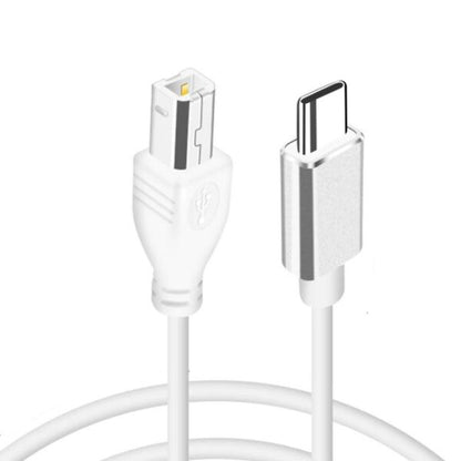 USB Type C to BM USB 2.0 B Male Cable Interface Data Transmission Connector for Macbook Laptop