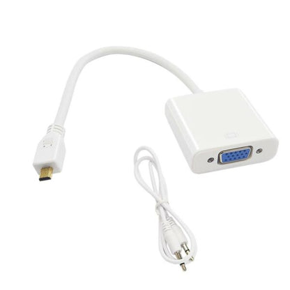 Micro-HDMI To VGA Adapter With Aux Cable