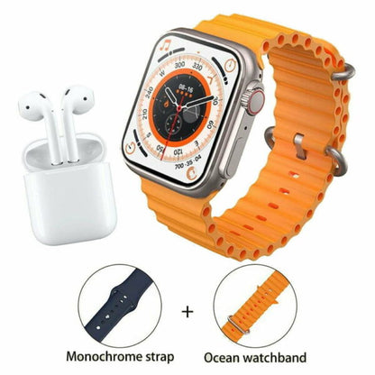 I8 Smart Watch with Bluetooth Earphone Set