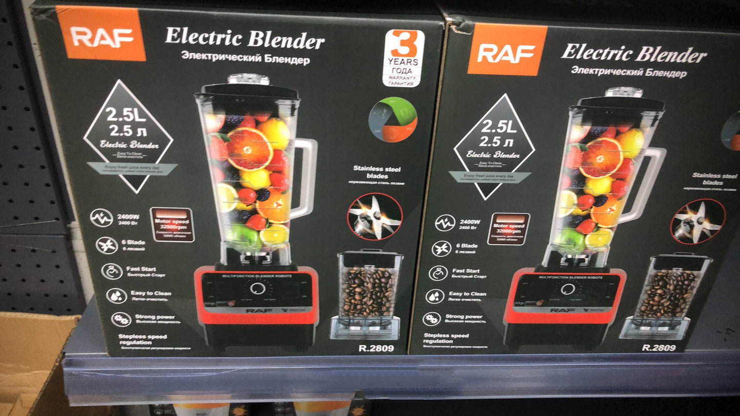Electric Multifunction Blender Ice Crusher Machine R.2809 RAF