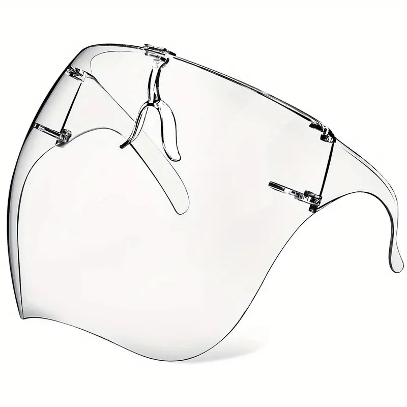 Reusable Anti-fog Plastic Clear Eyeglass Frame Protective Face Mask