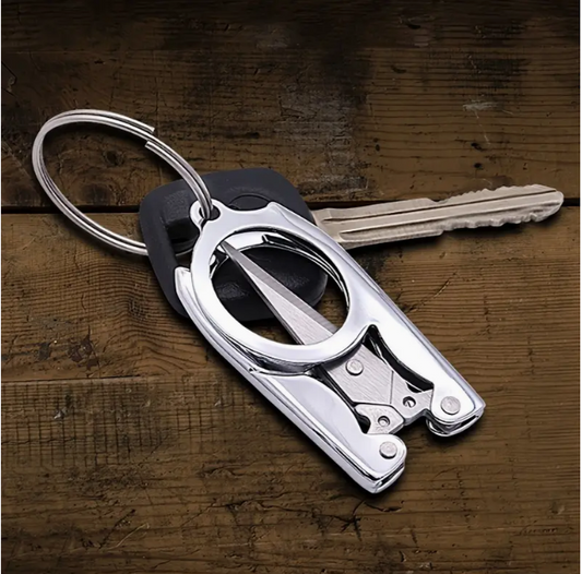 1pc Folding Small Scissors Portable Travel Scissors Stainless Steel Mini Scissors For Home, Office And Travel Scissors, Portable For Car And Purse