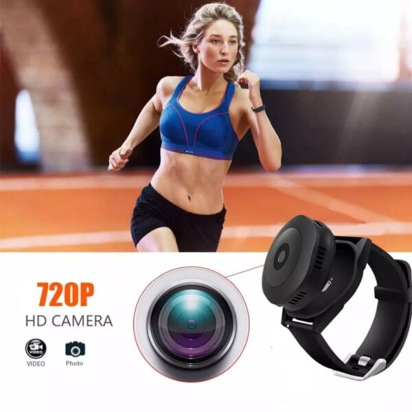 WIFI Mini Camera HD 720p Wearable Bracelet Wristband Sports DV Rechargeable Portable Surveillance