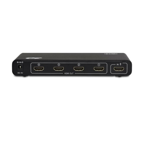 1×4 HD Splitter 4K x 2K @30Hz & 1080p HD 1.4 Deep Color 3D Plug & Play Auto EDID 4-Port