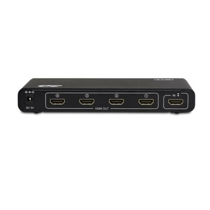1×4 HD Splitter 4K x 2K @30Hz & 1080p HD 1.4 Deep Color 3D Plug & Play Auto EDID 4-Port