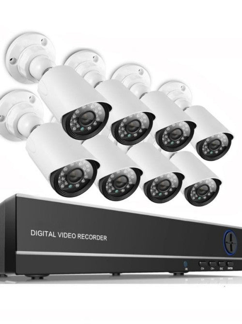 SNO 8 channel DVR kit 1080p AHD CCTV Camera DVR AHD KIT