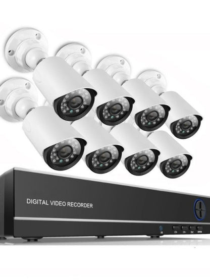 SNO 8 channel DVR kit 1080p AHD CCTV Camera DVR AHD KIT
