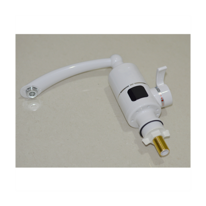white color led Display fast electric heating water tap RX010