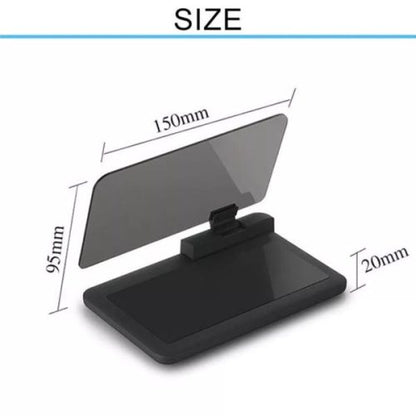 Car GPS Navigator HUD Heads Up Display Mirror Holder