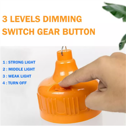 Chargeable Solar Led Bulb Energy Lamp Solar Light With Remote Control 30W