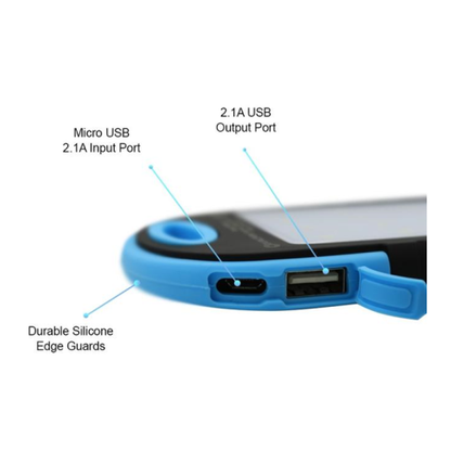 Solar Charger Portable Dual USB Solar Battery Charger Power Bank