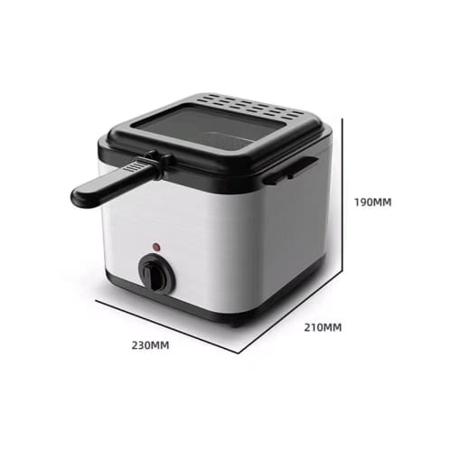 Fryer multifunctional 2.5L household large capacity electric fryer with frying net