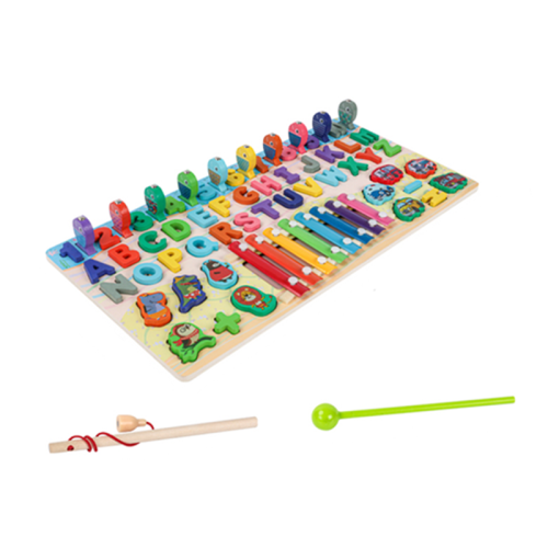 Educational Toys Knock the piano 6 in 1 Children`s Board Mathematical Counting Music Learning