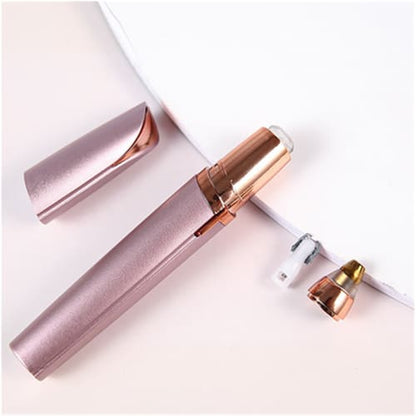 Ladies Dual Head Facial Hair Remover Scissors 2 In 1 Medical Eyebrow Trimmer