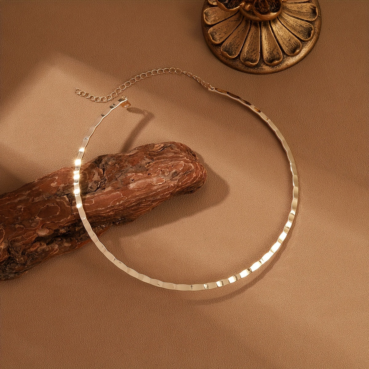 Elegant Minimalist Metal Choker Necklace   Hip Hop Inspired  Versatile Iron Chain with Square Links  Ideal for Parties & Music Festivals  Party Accessory|Modern Choker|Durable Metal Chain  Choker Necklace.Kpop Style Jewelry.