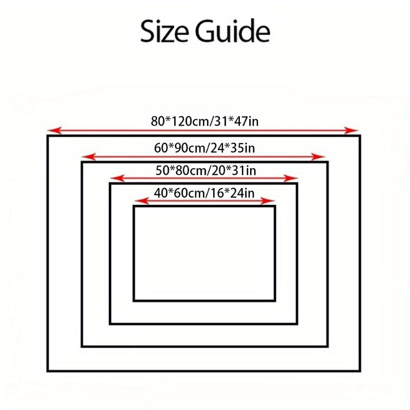 1Pc Vintage Parisian Eiffel Tower Welcome Mat Durable Polyester