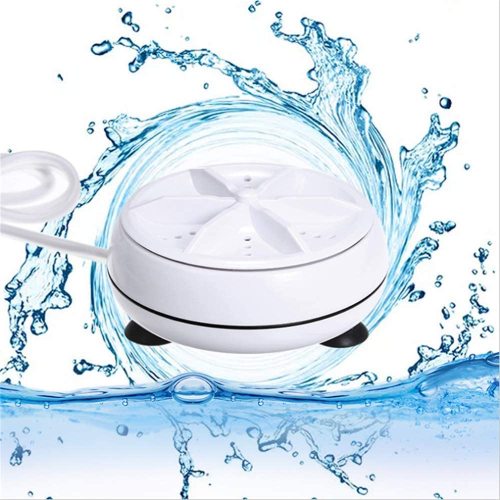 Mini Washing Machine Portable Ultrasonic Turbine Sterilization Removes Dirt Washer