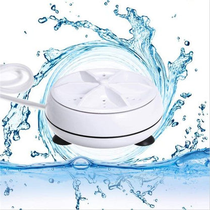 Mini Washing Machine Portable Ultrasonic Turbine Sterilization Removes Dirt Washer