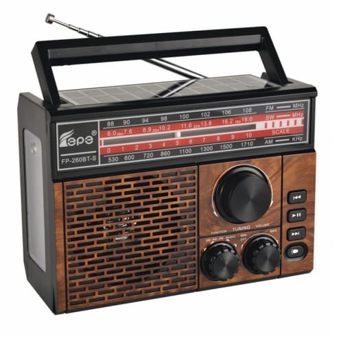 FP-260BT-S Radio Solar Speaker
