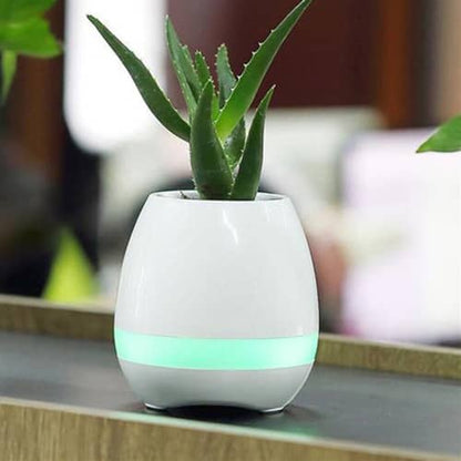 Smart flower pot bluetooth speaker touch plant piano playing multi-functional flower pot