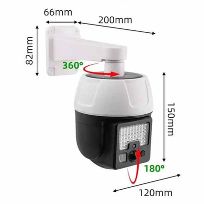 Solar Powered Dummy Camera With Remote Control