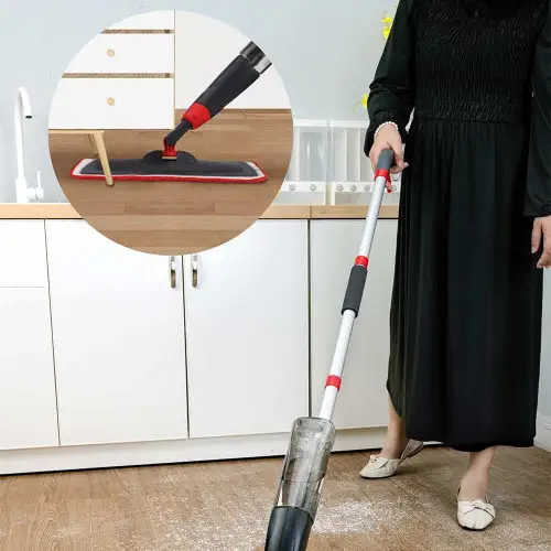 Premium Spray Mop for Floor Cleaning with Washable Pads and Refillable Sprayer