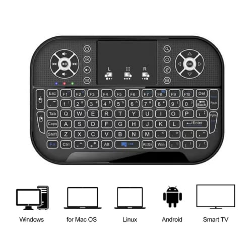 Combo Mini Wireless Keyboard 2.4Ghz Remote Control Keyboard with Touchpad