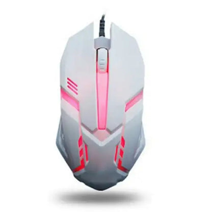 M020 USB Glowing Breathing Lamp Wired Optical Mouse