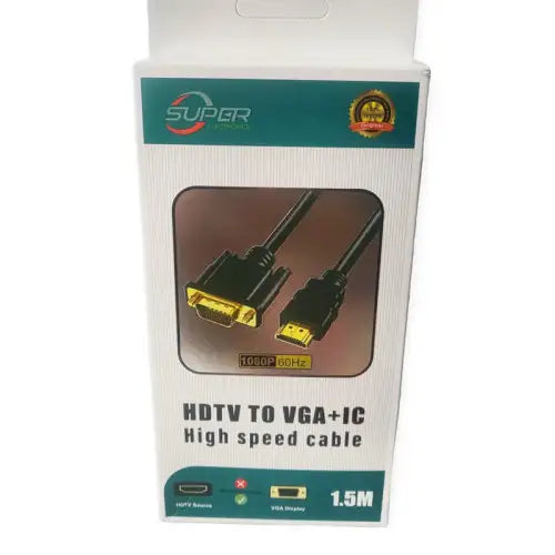 SE-H-V-01 HDMI To VGA Adapter Cable 1.5M