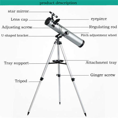 Astronomical Telescope Reflecting Monocular