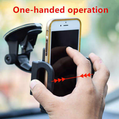 Car mobile phone holder multi-function windshield suction cup
