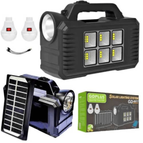 Outdoor LED Portable Searchlight COB Strong Light Solar Charging